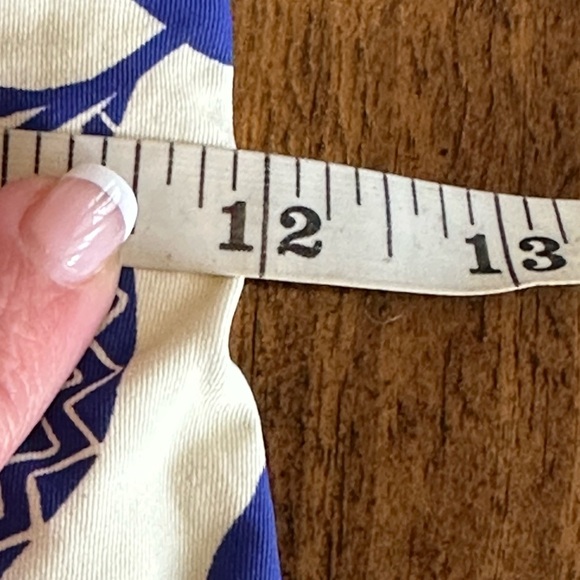 Kate Spade | Zigzag Floral Bow-Strap V-Neck One-Piece Swimsuit - Picture 9 of 9